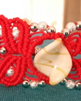 Bracelet vague rouge