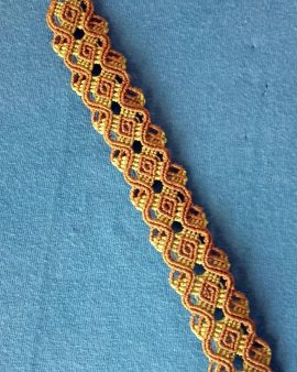Bracelet amitié camel et vert clair