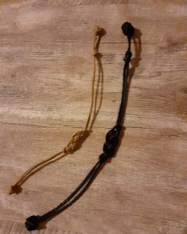 Bracelet avec noeud de carrick (noeud marin)