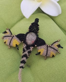 Pendentif dragon Rheagal unakite