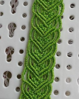Bracelet coeurs vert